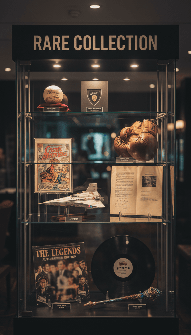 Rare collectible memorabilia and signed items